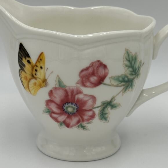 Lenox Butterfly Meadow by Louise Le Luyer Tea Service Creamer Porcelain - Picture 5 of 9